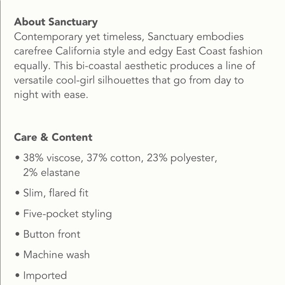 Sanctuary high rise boot cut jeans - Picture 3 of 5